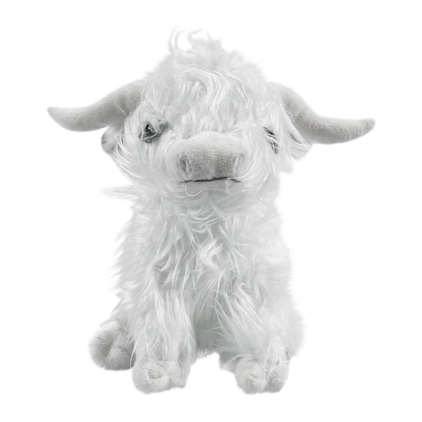 10-inch Long Hair Plateau Cow Plush Toy - Simulated Hair Cow Doll for Kids, Perfect Birthday Gift for Girls & Boys