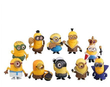 10pcs Despicable Me Minions PVC Figures – 2.5" Mini Toys for Kids, Cake Toppers & Party Décor