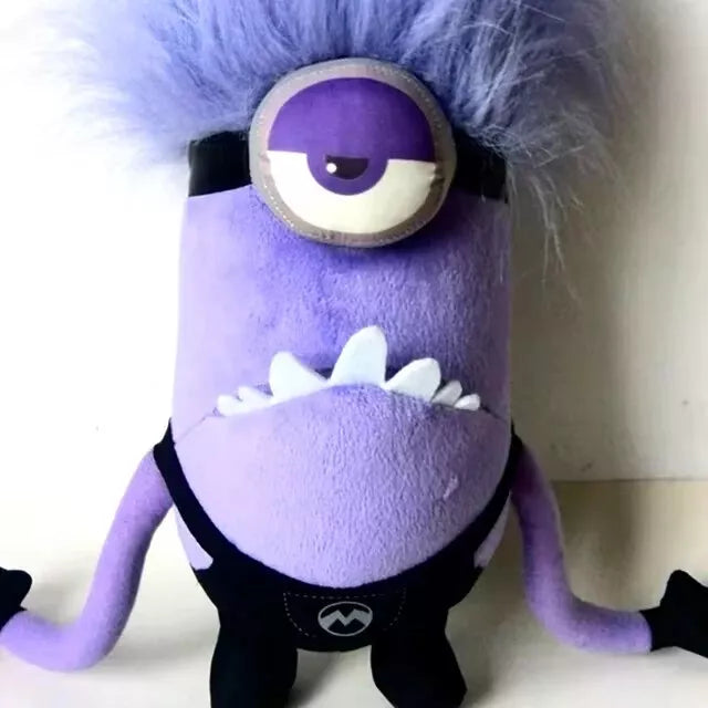 12" Purple Minion Plush Toy Set (2-Pack) – Despicable Me 2 Stuffed Dolls, One Eye & Two Eyes