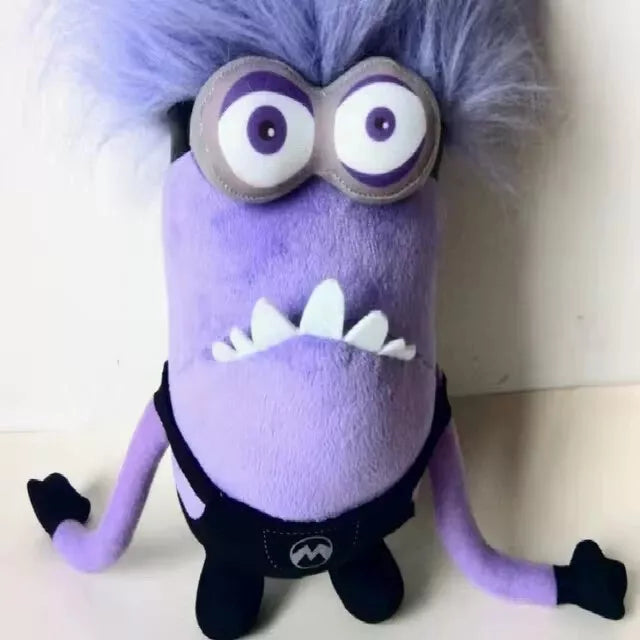 12" Purple Minion Plush Toy Set (2-Pack) – Despicable Me 2 Stuffed Dolls, One Eye & Two Eyes