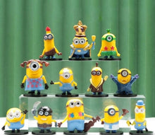 12PCS Minions PVC Figures Set – 2.5" Mini Collectible Toys, Birthday Gifts & Cake Décor (Style A)