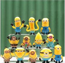 12PCS Minions PVC Figures Set – 2.5" Mini Collectible Toys, Birthday Gifts & Cake Décor (Style B)