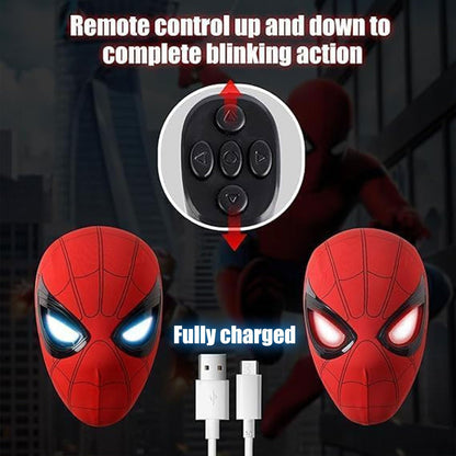 Spider-Man 1:1 Wearable Mask – Remote Control Blinking Eyes Collectible