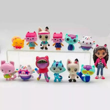 13PCS Gabby’s Dollhouse PVC Figures Set – Cute Cartoon Toys, Mercat & Friends Collectibles for Kids