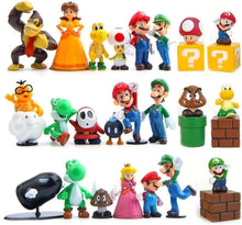 28PCS Super Mario Bros Mini Action Figures Set – Collectible Toys with Mario, Princess, Mushroom & More