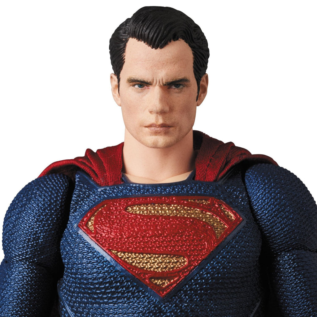DC MAFEX Superman Action Figure – Justice League Collectible 6" Poseable Figure with Accessories