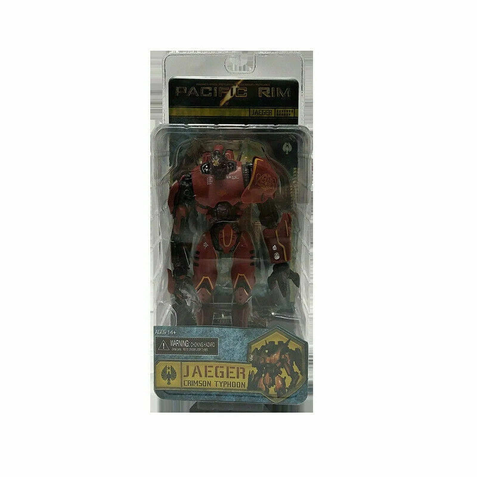 Pacific Rim Crimson Typhoon Jaeger Action Figure – 7" Red Robot Model Collectible Toy, Durable PVC for Kids & Fans