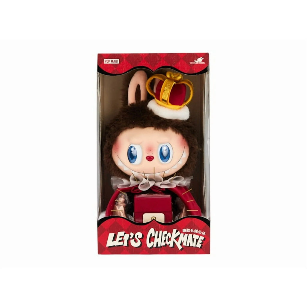 POP MART The Monsters Let’s Checkmate Series Large 37cm / 14.57" Vinyl Plush Doll – Authentic 2025 Collectible