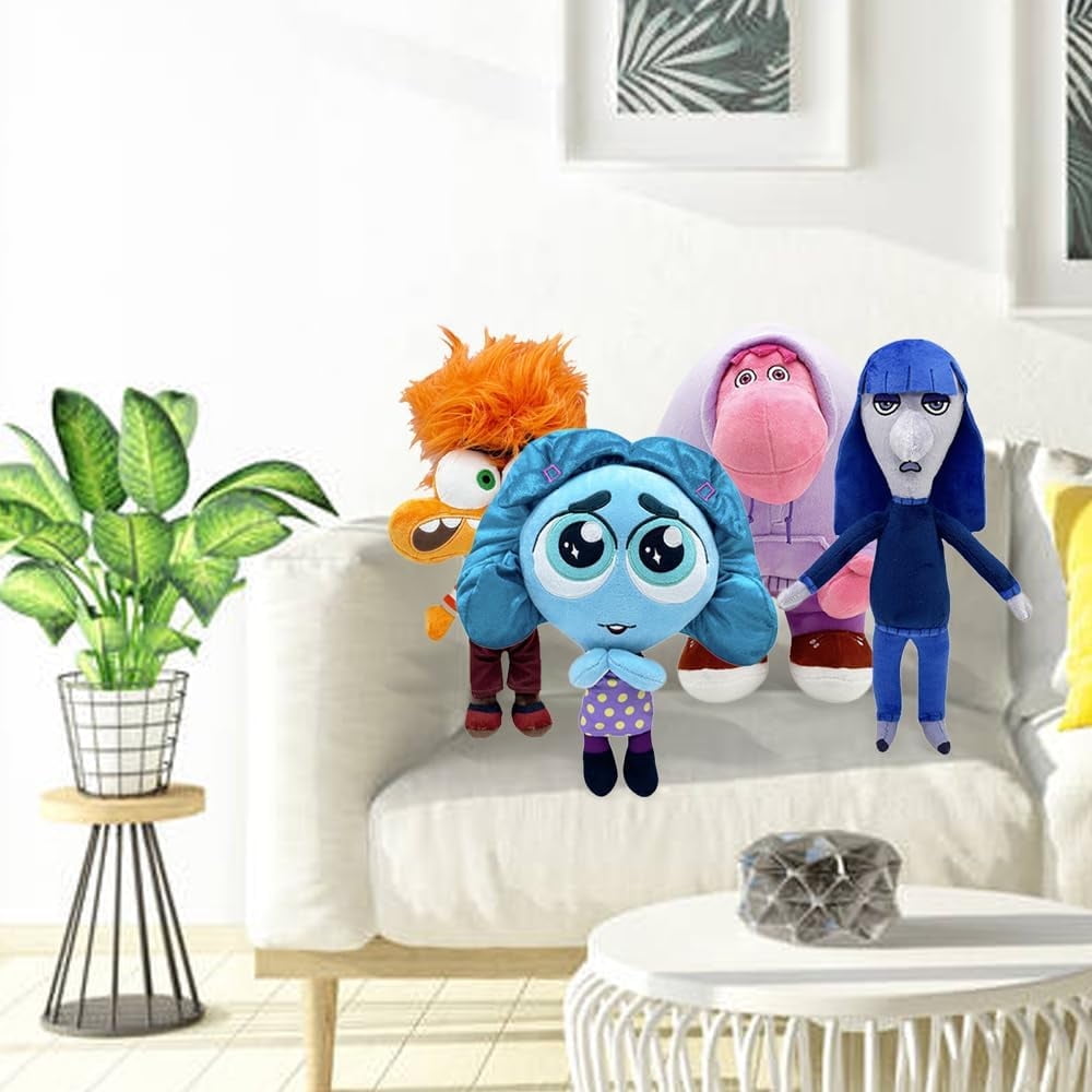 Inside Out 2 Ennui Plush Toy – 11.3" Soft Stuffed Doll Collectible for Kids Ages 3+