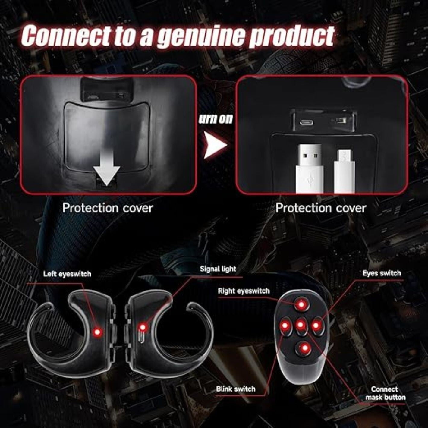 Spider-Man 1:1 Wearable Mask – Remote Control Blinking Eyes Collectible