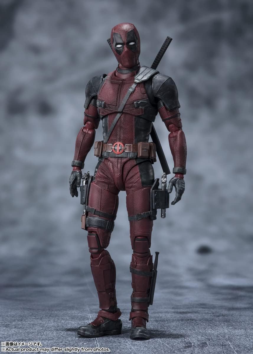Deadpool Action Figure – S.H. Figuarts Collectible Figurine with Moveable Joints | High-Quality Anime Model Toy