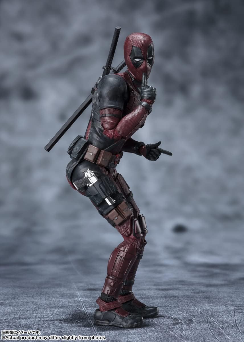 Deadpool Action Figure – S.H. Figuarts Collectible Figurine with Moveable Joints | High-Quality Anime Model Toy