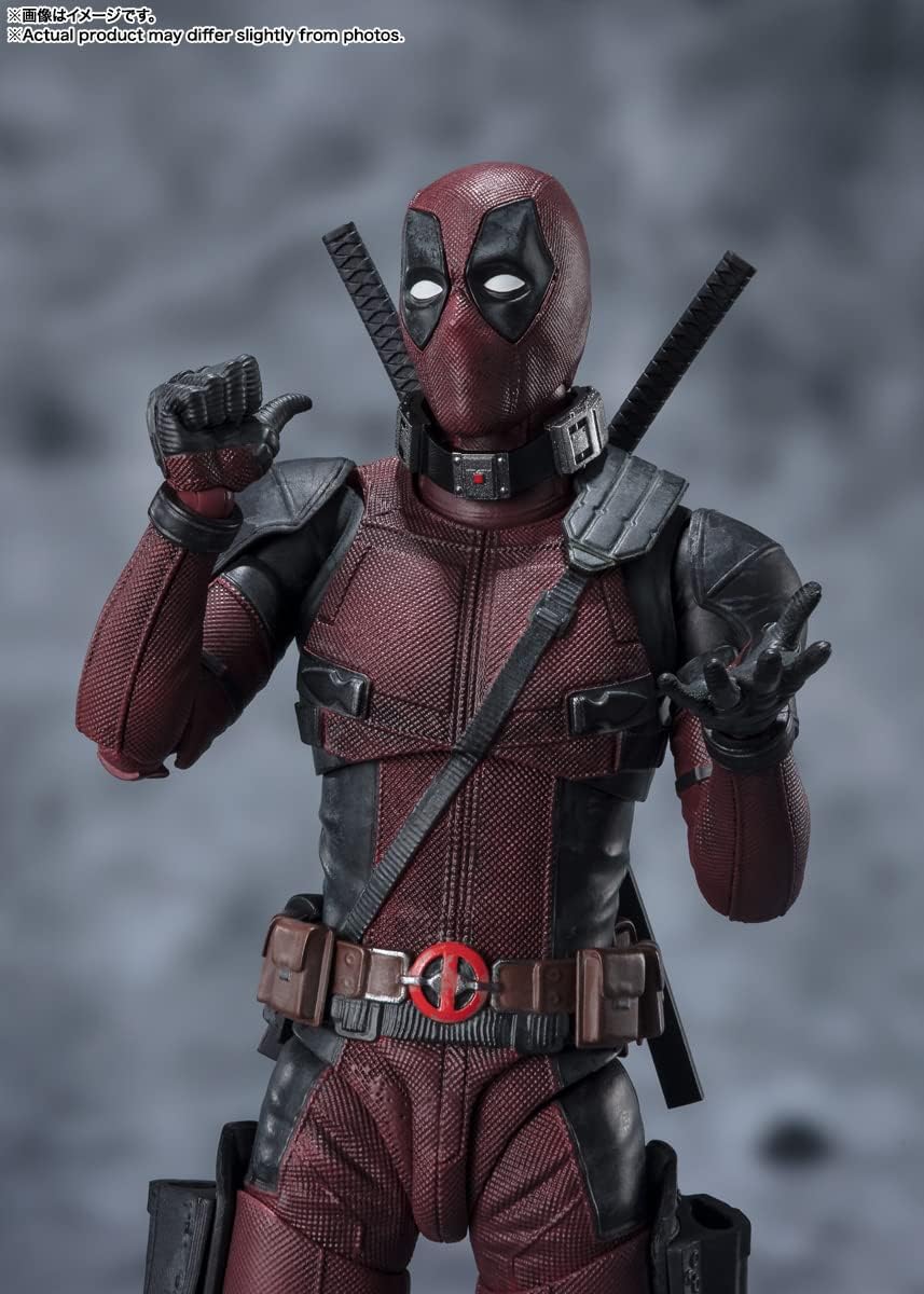 Deadpool Action Figure – S.H. Figuarts Collectible Figurine with Moveable Joints | High-Quality Anime Model Toy