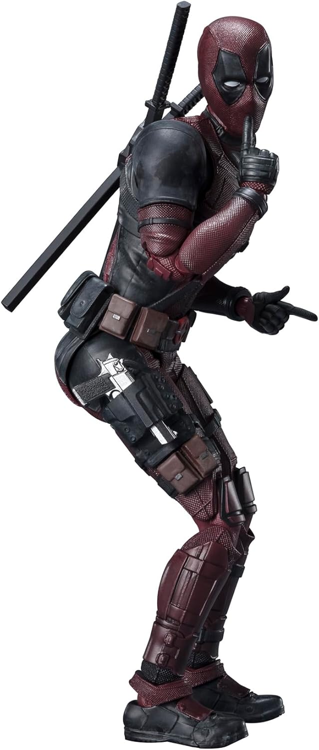 Deadpool Action Figure – S.H. Figuarts Collectible Figurine with Moveable Joints | High-Quality Anime Model Toy