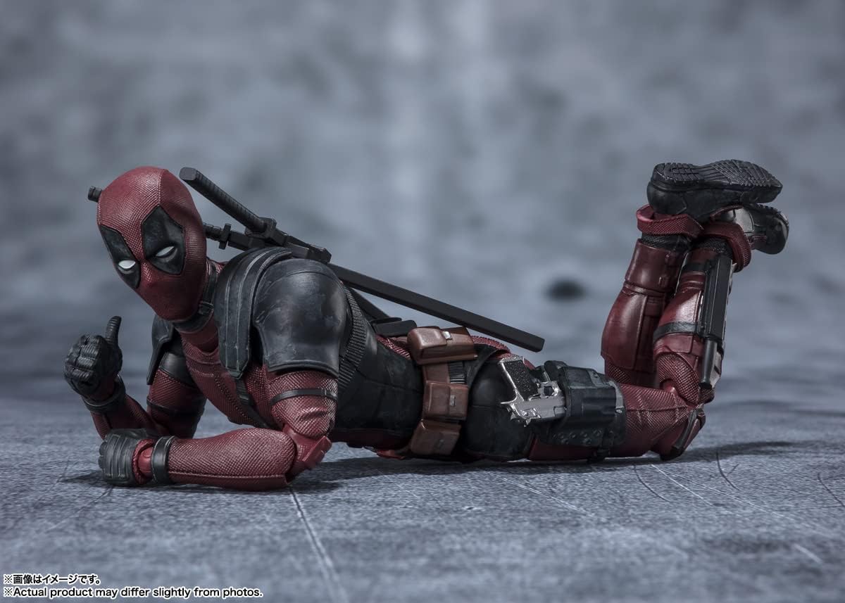 Deadpool Action Figure – S.H. Figuarts Collectible Figurine with Moveable Joints | High-Quality Anime Model Toy