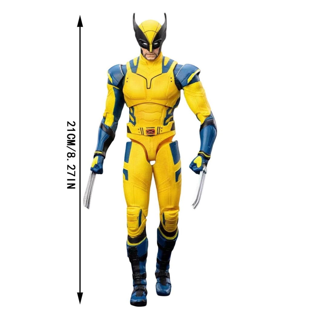 Deadpool & Wolverine Action Figures Set – Collectible Toy Models for Fans & Kids