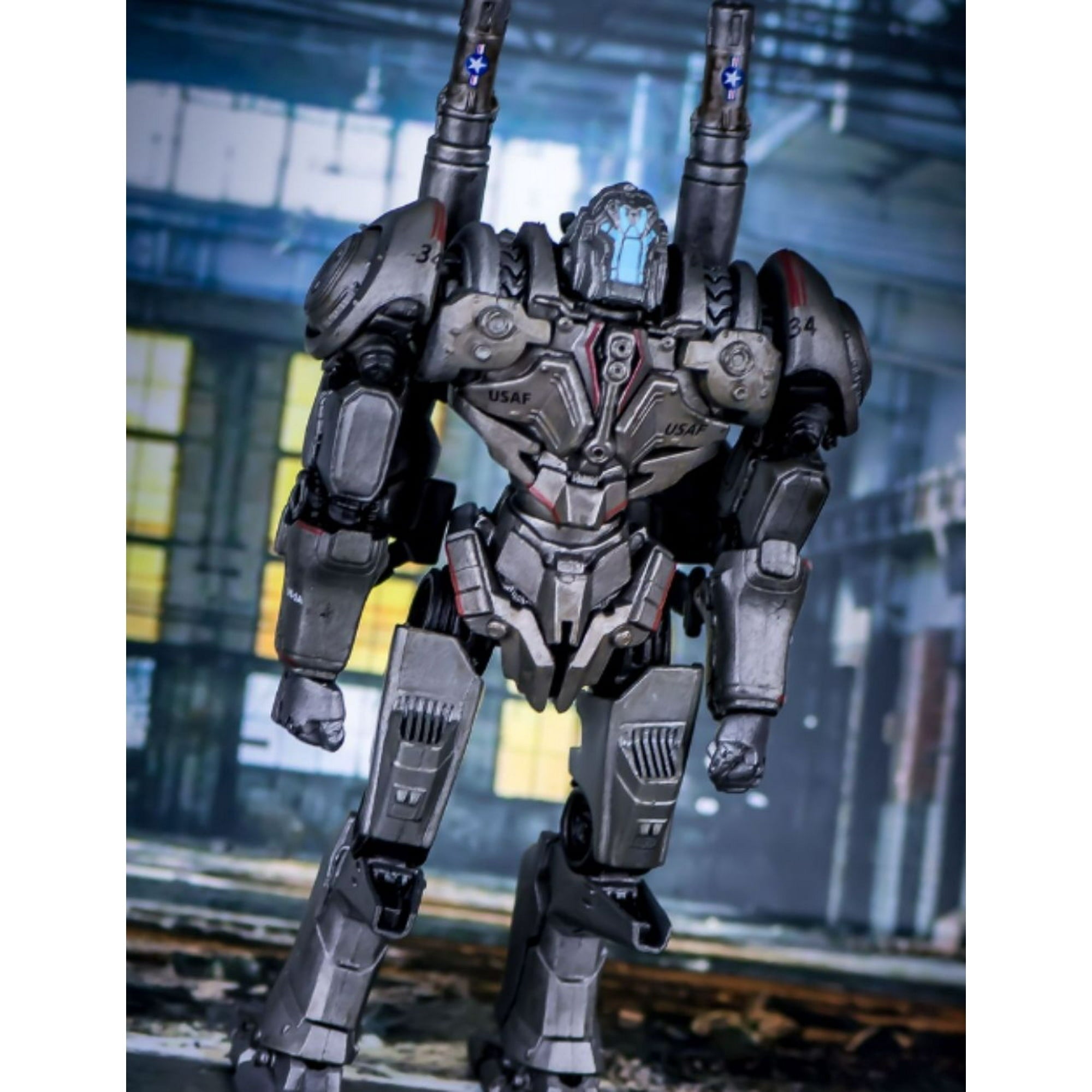 Pacific Rim Coyote Tango Jaeger Action Figure – 7" PVC Robot Model with Dynamic Poses, Collectible Toy for Fans & Kids