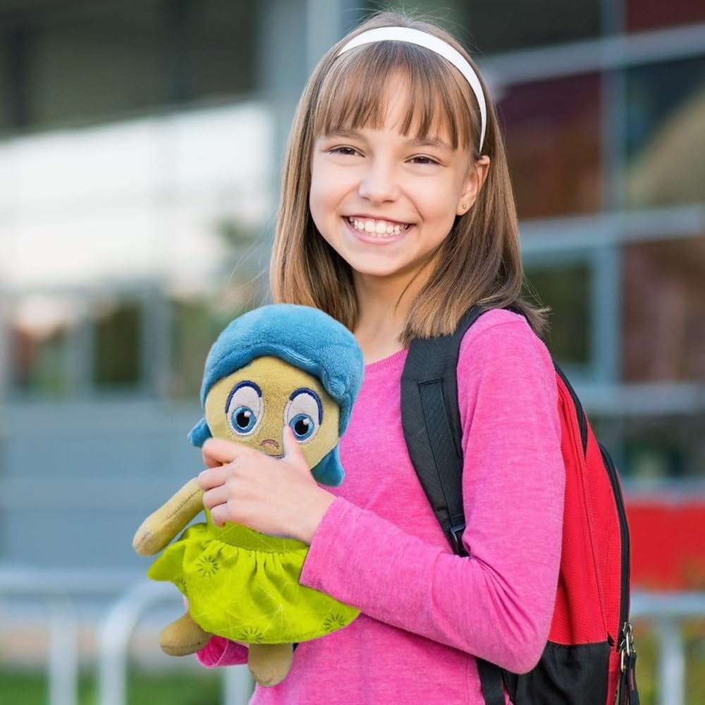 Inside Out 2 Joy Plush Toy – 8.9" Soft Stuffed Doll Pillow for Kids & Collectors