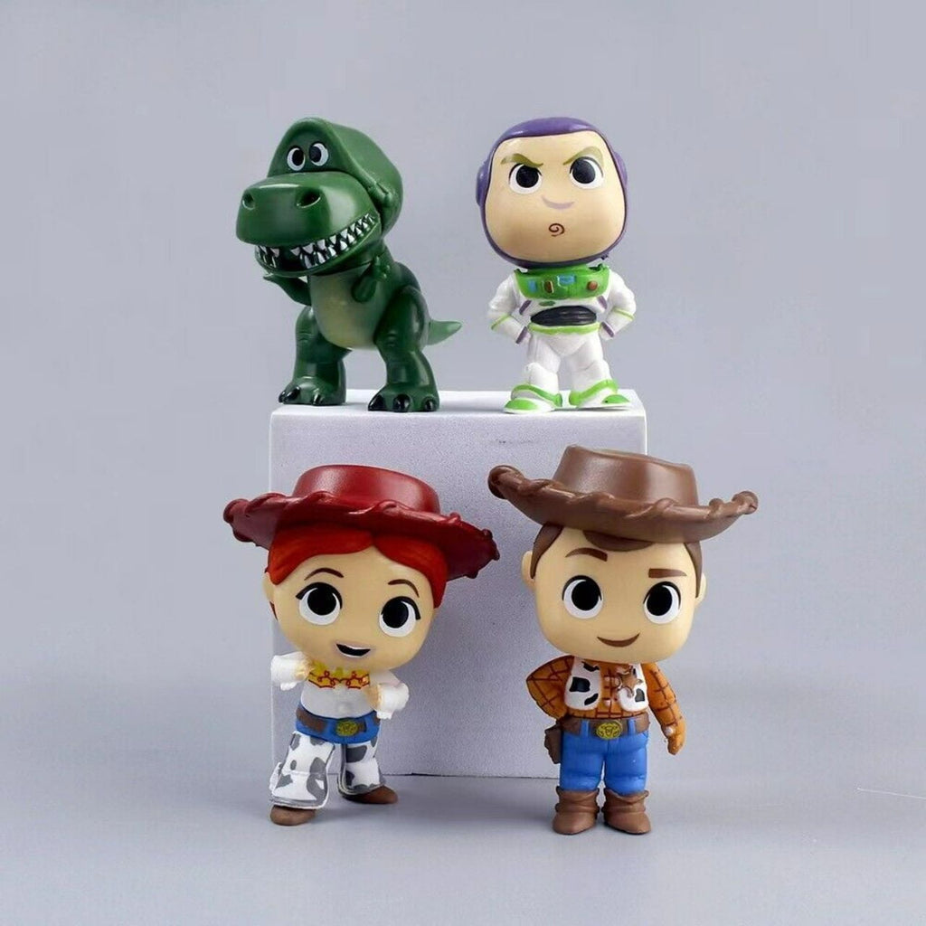Toy Story 4 Action Figure Set – 10 PCS Woody, Buzz Lightyear, Jessie & Friends Kids Gift Collection