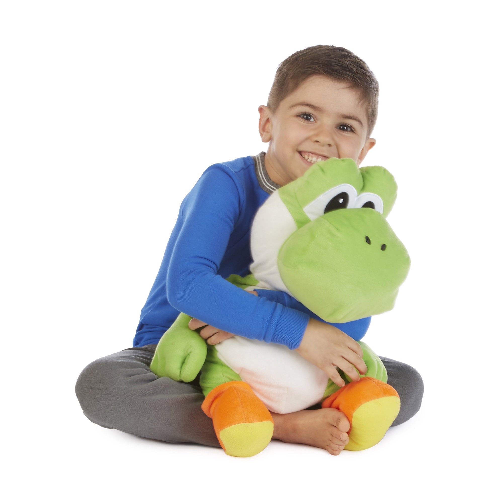 23" Super Mario Yoshi Plush Pillow Buddy – Soft Green Nintendo Character Cushion for Kids