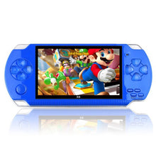 PSP Handheld Game Machine X6 – 4.3" HD Screen, 8GB Storage, Built-in 9,999+ Games (Blue)