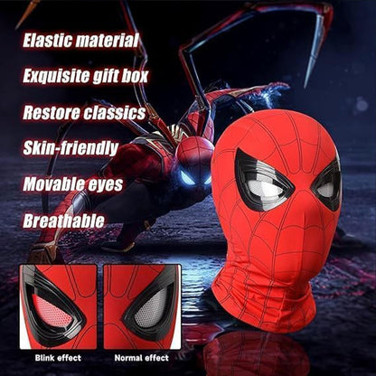 Spider-Man 1:1 Wearable Mask – Remote Control Blinking Eyes Collectible