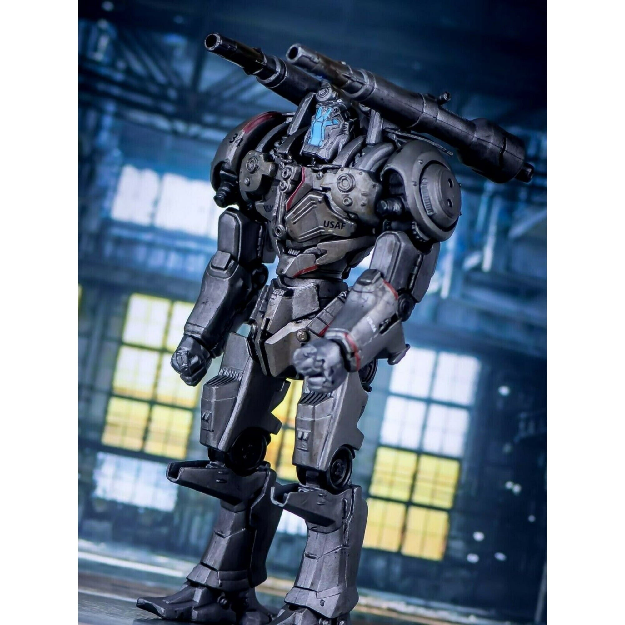 Pacific Rim Coyote Tango Jaeger Action Figure – 7" PVC Robot Model with Dynamic Poses, Collectible Toy for Fans & Kids