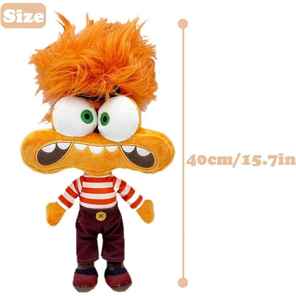 4Pcs Inside Out 2 Plush, Cartoon Inside Out Plushies Dolls Ennui, Fear, Envy, Embarrassment Soft Stuffed Plush Toys, Inside Out 2 Movie Collectible Figures, Kids Toys for Ages 3 Up Gifts