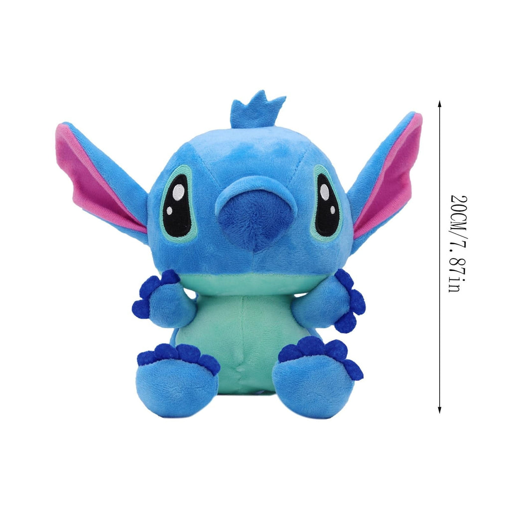 7.87" Stitch & Lilo Plush Toy – Cute Stuffed Animal Doll Gift for Kids & Fans