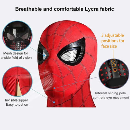 Spider-Man 1:1 Wearable Mask – Remote Control Blinking Eyes Collectible