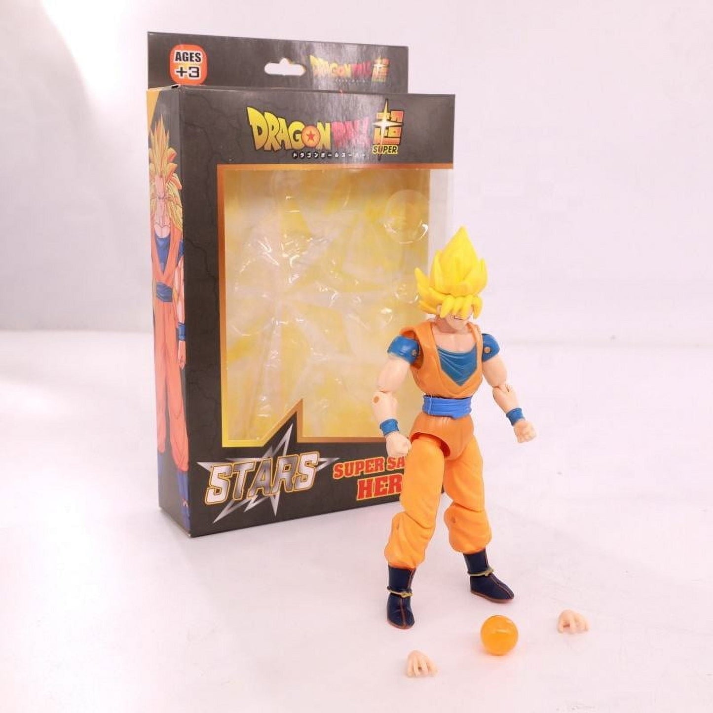 Dragon Ball Super Gogeta Super Saiyan Yellow Hair Figure – 6.7" Collectible Anime Statue