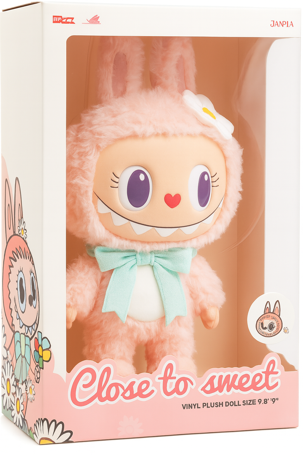 Pop Mart Labubu Mokoko Close to Sweet Large Vinyl Plush Collectible (14.96 Inches)