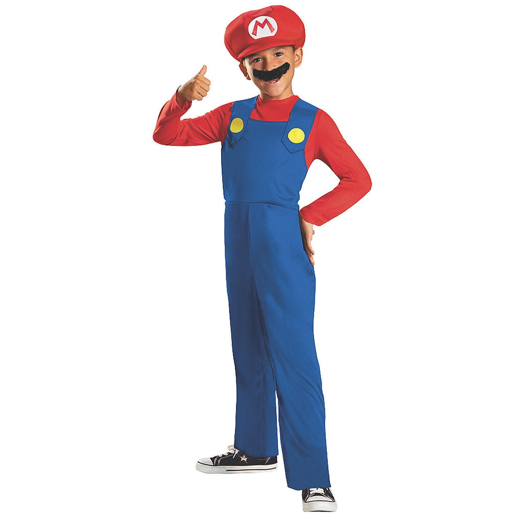 Super Mario Bros Boys Classic Mario Costume – Official Nintendo Disguise Halloween Outfit
