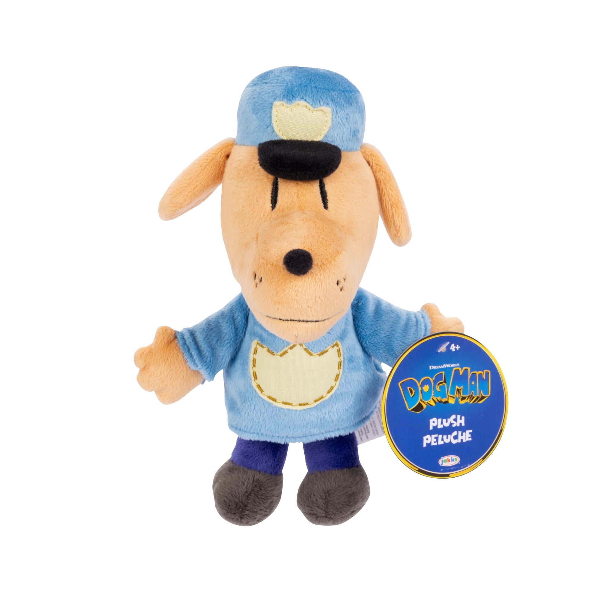 Dog Man Plush Toy – 9" Soft Stuffed Animal for Kids, Fans & Collectors