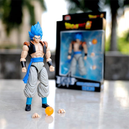 Dragon Ball Super Gogeta Super Saiyan Yellow Hair Figure – 6.7" Collectible Anime Statue