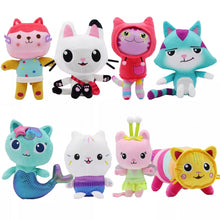 Gabby’s Dollhouse Plush Toy Set – 8-Piece 10" Stuffed Animals for Kids Birthday Gifts