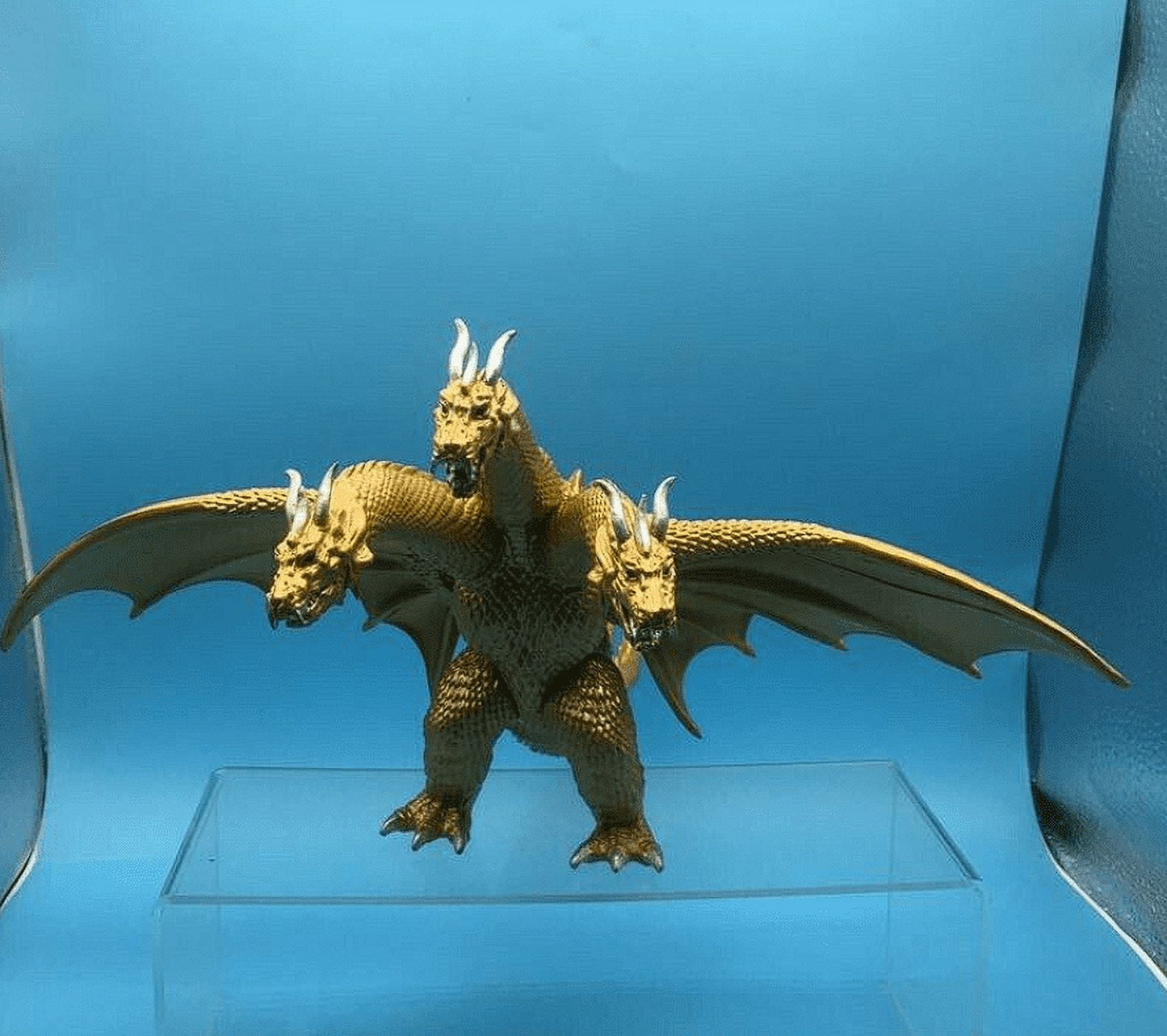 Godzilla King of the Monsters – King Ghidorah 3-Headed Gold Dragon 7" Action Figure Toy (Bulk Available)