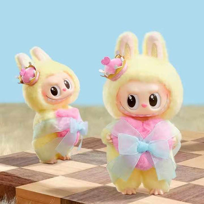 2025 POP MART Labubu The Monsters “Let’s Checkmate” Vinyl Plush Hanging Figure with Card – Yellow Exclusive Edition (Replica/Dupe)
