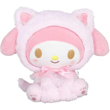 4PCS Sanrio Plush Toy Set – 9" Hello Kitty, Kuromi, Cinnamoroll & My Melody Plush Pillows (Grey, Light Yellow, Purple & Pink)