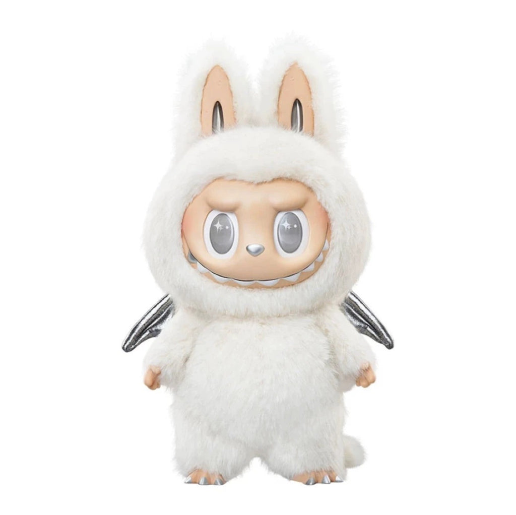 POP MART 2025 Labubu Zimomo Little Angel in Clouds Keychain – 6.7" Vinyl Plush Doll Toy, Monsters Series Collectible (Dupe)