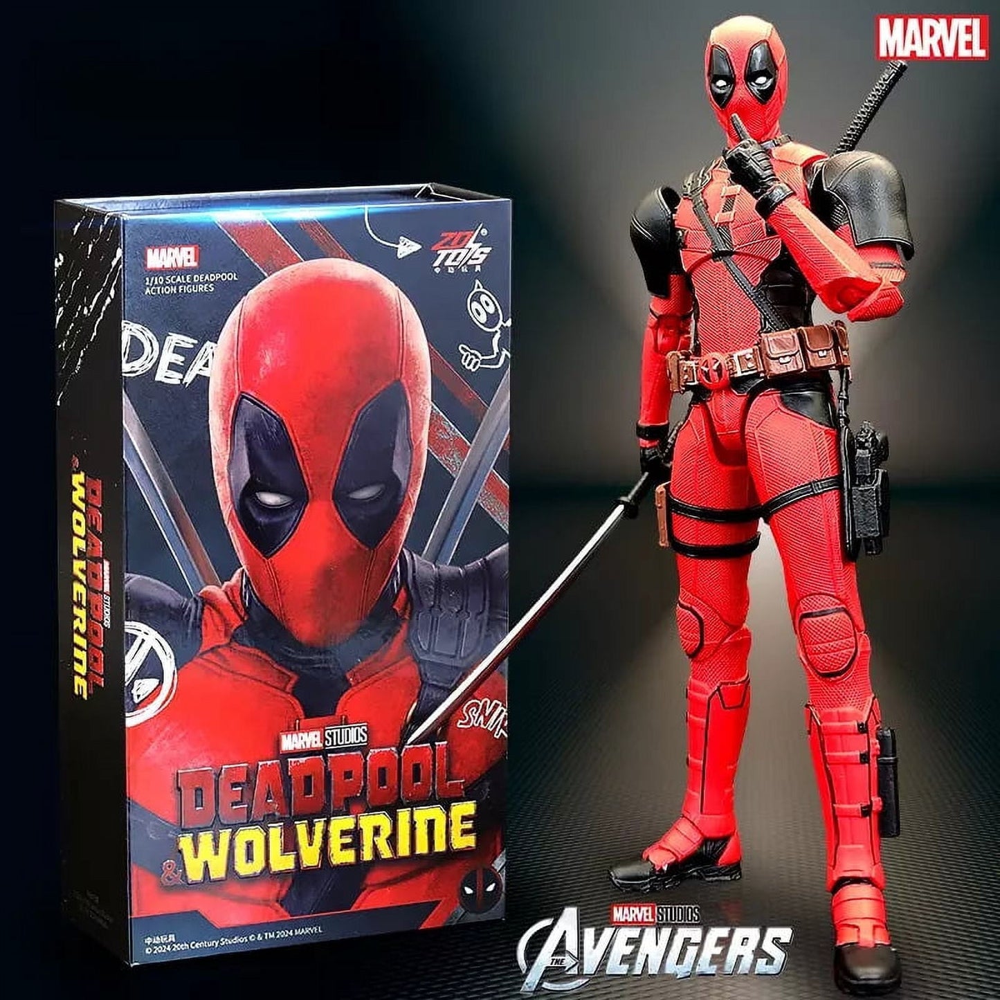 Deadpool & Wolverine Action Figures Set – Collectible Toy Models for Fans & Kids