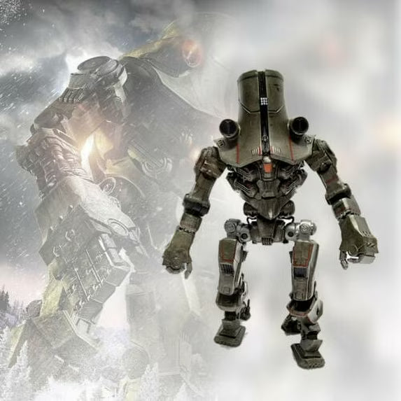 Pacific Rim Cherno Alpha Jaeger Action Figure – Movable Joint 7" PVC Robot Model, Collectible Toy for Kids & Adults