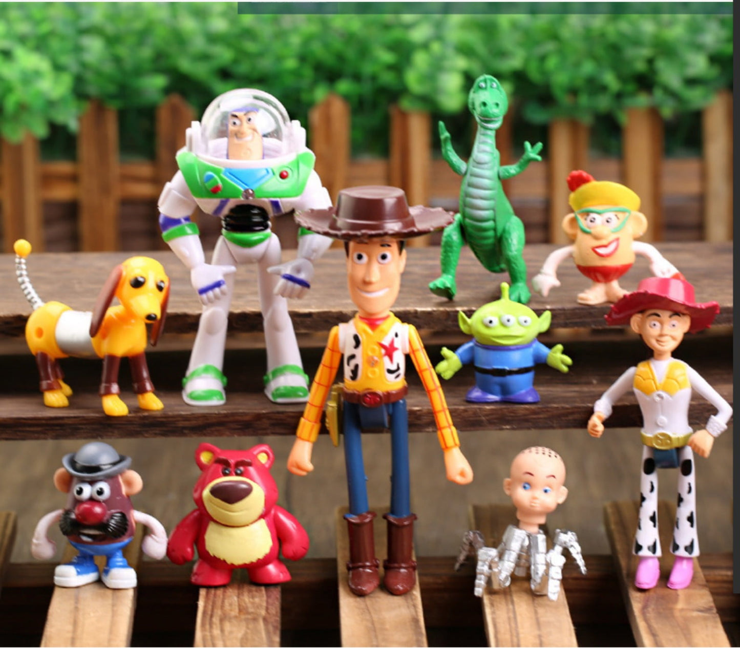 10 PCS Toy Story Action Figures – Woody, Rex & Friends Collectible Toys & Party Decorations