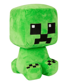 Minecraft Creeper Plush – 10" Soft Stuffed Toy, Green Collectible for Kids & Fans