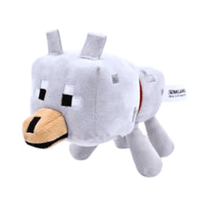Minecraft Zombie Dennis Cat Plush Toy – 8" Grey Dog-Inspired Soft Stuffed Doll