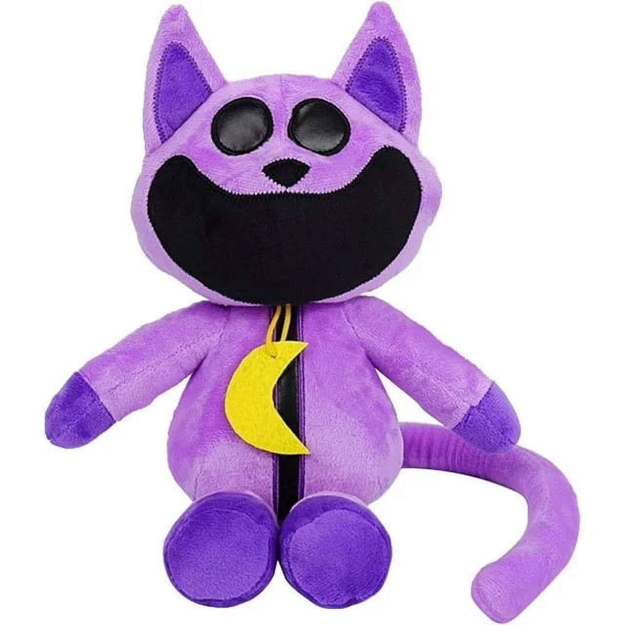 Smiling Plush Cat Critters – 11.8" Monster Catnap Plush Toy, Soft Stuffed Animal Pillow Gift for Kids & Game Fans
