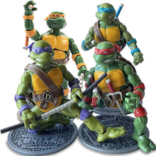 Teenage Mutant Ninja Turtles Action Figures – 4-Piece Classic TMNT 1988 Nostalgic Toy Set