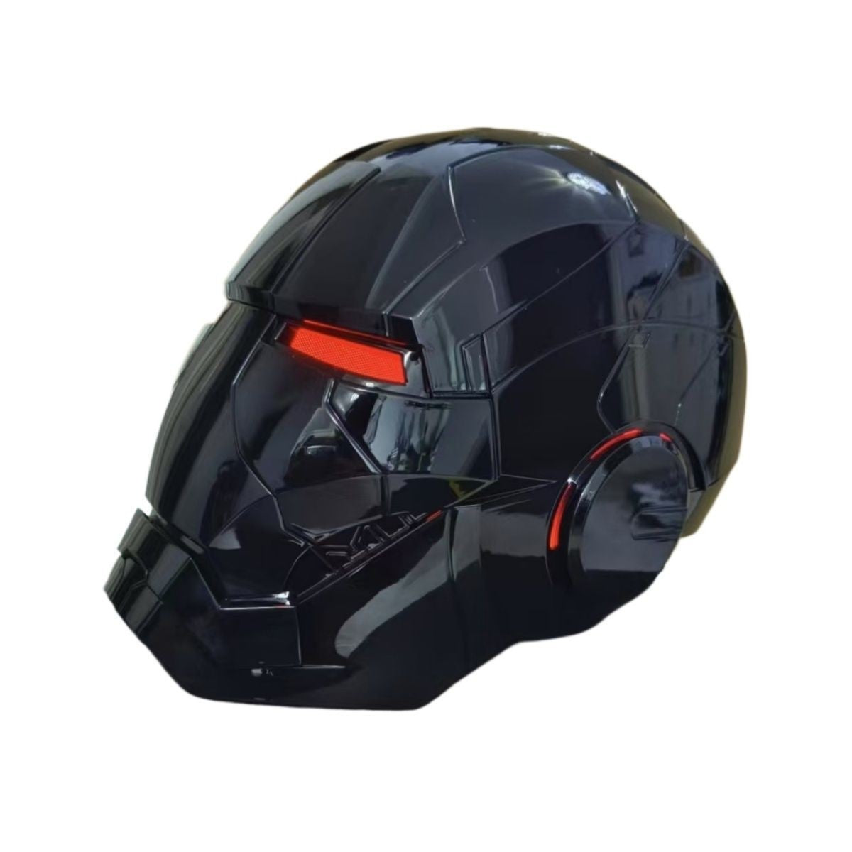 Autoking Iron Man MK5 Black Helmet – Wearable Electronic Mask with Voice Control & LED Eyes