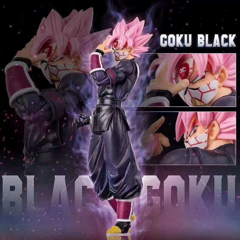Dragon Ball Z Black Goku Rose Zamasu Super Mask Statue – 10.2" PVC Collectible Figure