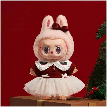 POP MART 2025 Labubu Zimomo Little Angel in Clouds Keychain – 6.7" Vinyl Plush Doll Toy, Monsters Series Collectible (Replica/Dupe)